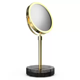 Decor Walther KR KSA Kristall Зеркало косметическое, настольное, цвет: антрацит/золото