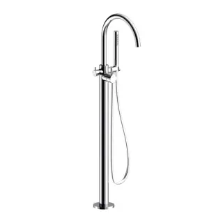 Almar Freestanding Смесителя на ванну, напольный, цвет: оружейный металл брашированный PVD