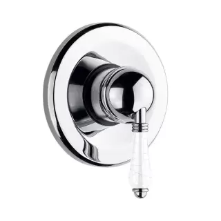 Nicolazzi P.m. Blanc A Встраиваемый смеситель для душа, 1 источник, ручки состаренная керамика, цвет: хром