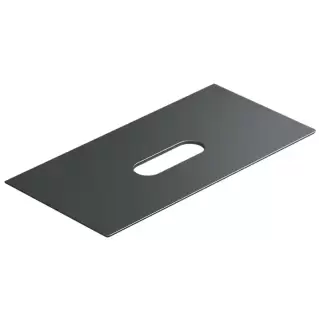 Catalano Столешница керамическая 100x50см, с отверстием , цвет: черный матовый