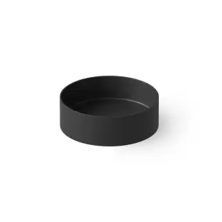 Dea Design Washbasins Раковина 40х40х14см., накладная, без отв., Solid Surface, цвет: Black №16