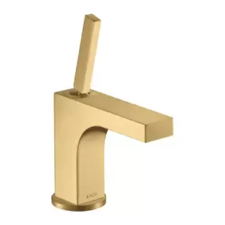 Axor Citterio Смеситель для раковины 90, на 1 отв., с донным клапаном, цвет: шлифованное золото