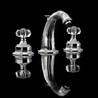 Devon&Devon Excelsior King Смеситель для раковины на три отверстия, цвет: хром