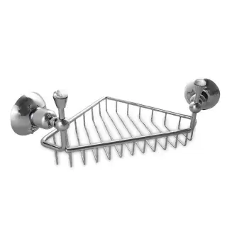 Nicolazzi Cristallo Di Rocca Полочка-решетка угловая, подвесной, цвет: хром