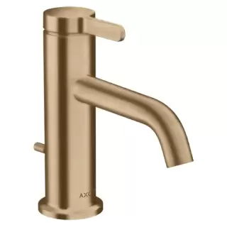 Axor One Смеситель для раковины 70, на 1 отв., с донным клапаном, цвет: шлифованная бронза