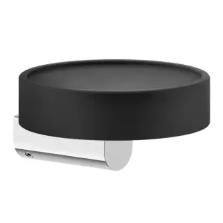 Gessi Rilievo Мыльница подвесная, цвет: черный/хром