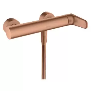 Axor Citterio M Смеситель для душа, настенный, цвет: шлифованное красное золото