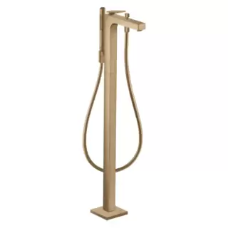 Axor Citterio Смеситель для ванны, напольный, с ручным душем, цвет: шлифованная бронза