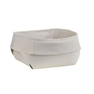 ADJ Корзина для хлеба, 15x15xH7 см., цвет: белый/панна котта