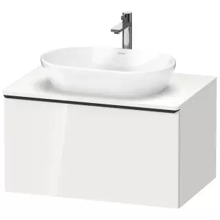 Duravit D-Neo Тумбочка подвесная 80х45.9x55см., раковина, 1 ящик, цвет: белый высокоглянцевый
