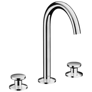 Axor One Смеситель для раковины, 3 отв., излив h170мм, Select, со сливом push-open, цвет: хром