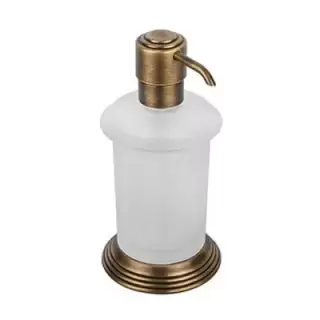 Colombo Hermitag Дозатор для жидкого мыла, настольный, цвет: античная бронза