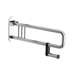 Colombo Complementi Поручень для инвалидов, 65см, с держателем для т/б., цвет: хром