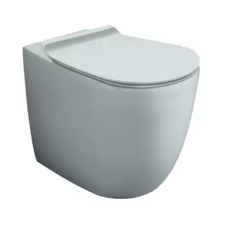 Simas Vignoni Унитаз приставной 56х36.5см., Rimless, с универсальным сливом, цвет: Tela matt