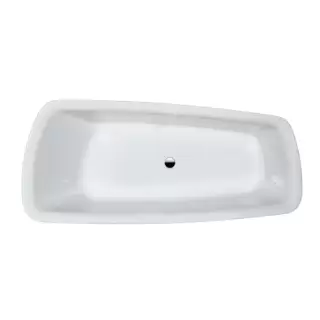 Laufen Palomba Ванна 180x80x45.5см, встраиваемая, ассиметричная, без слив-перелива, борт 20мм, с каркасом, материал: акрил, цвет: белый