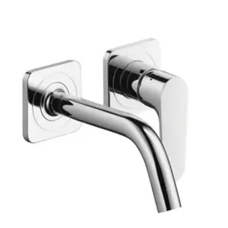 Axor Citterio M, Смеситель для раковины, однорычажный, с розетками и изливом 167 мм, СМ, внешняя часть, цвет: хром