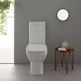 Globo Daily Унитаз моноблок 65х37х43см, универсальный слив, с бачком-подвод воды справа/слева снизу, цвет: белый