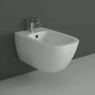 GLOBO Genesis Биде подвесное 50х36см, с 1 отв., с креплением, цвет: белый