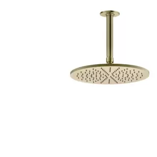 Gessi INCISO Верхний душ &Oslash;30см., потолочный, шарнир на 1/2", цвет: brushed brass pvd