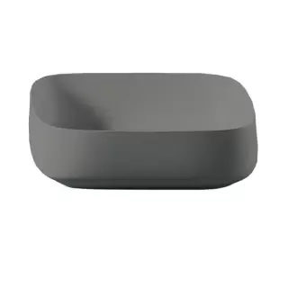 Artceram Cognac Раковина накладная Quadro 55x35 см, Saniglaze, цвет: grigio oliva