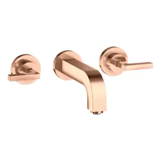 Axor Citterio Смеситель для раковины, встраиваемый, излив: 16.2см., ручка: рычаг, цвет: полированное красное золото