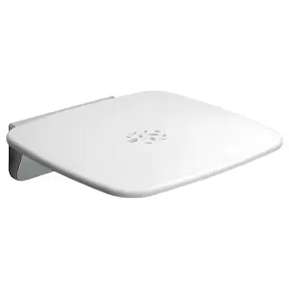 Colombo Complementi Сиденье для душа, с креплениями к стене, 160кг, цвет: белый