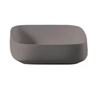 Artceram Cognac Раковина накладная Quadro 55x35 см, Saniglaze, цвет: gravel