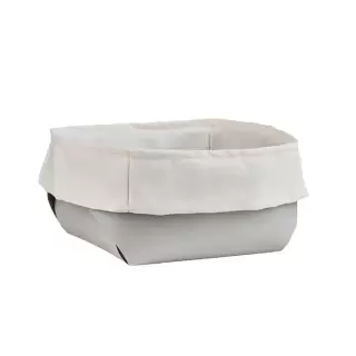 ADJ Корзина для хлеба, 15x15xH7 см., цвет: устричный/пепельная роза