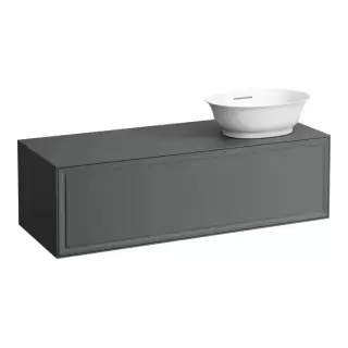 Laufen New Classic Тумба с раковиной, DX, 118х45х35см, 1 ящик, подвесная, цвет: серый