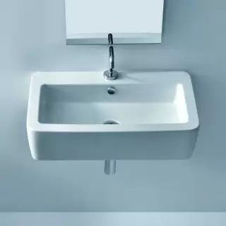 Kerasan Ego Раковина 70х43 см, 1 отв., цвет: белый