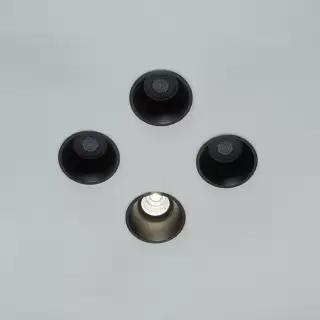 Antonio Lupi Zenit Встраиваемый верхний душ, &Oslash; 8см, прямая струя, цвет: черный