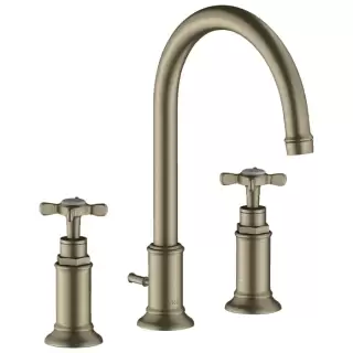 Axor Montreux, Смеситель для раковины 180, на 3отверстия, цвет: никель шлифованный