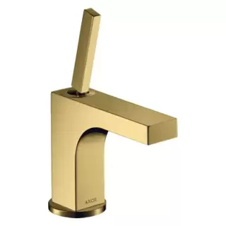 Axor Citterio Смеситель для раковины 90, на 1 отв., с донным клапаном, цвет: полированное золото