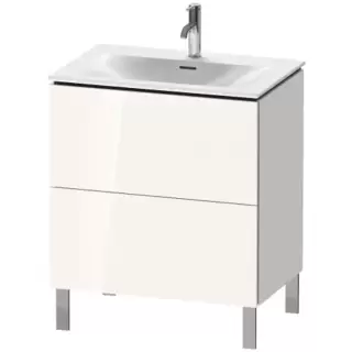 Duravit L-Cube База напольная 72x48.1x70.4см с раковиной, 2 ящика, цвет: глянцевый белый
