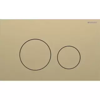 Geberit Sigma40 Клавиша для двойного смыва, круглая: Латунь