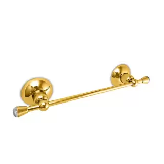 Nicolazzi Cristallo Di Rocca Полотенцедержатель 24 см, подвесной, цвет: золото