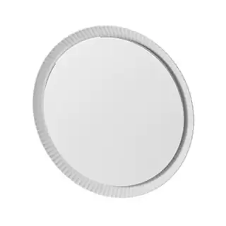 Artceram Зеркало Lord &Oslash;76 см в керамической раме с LED-подсветкой и сенсорным выключателем, цвет: белый матовый