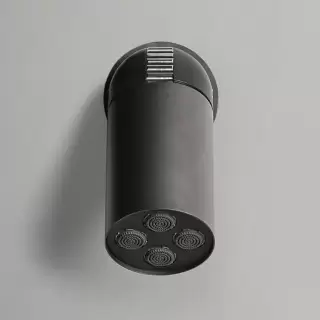 Antonio Lupi Azimut Настенная или потолочная душевая лейка, &Oslash; 8см, с регулируемым потоком, цвет: графит