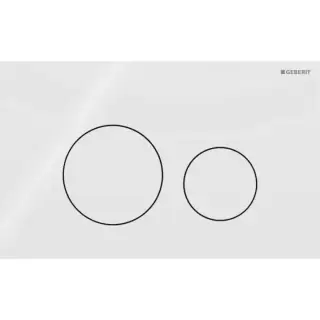 Geberit Sigma40 Клавиша для двойного смыва, круглая: Белый