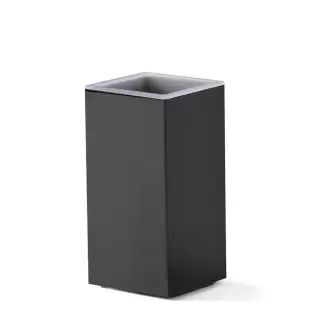 3SC Metal Quadra Стакан настольный, цвет: черный матовый