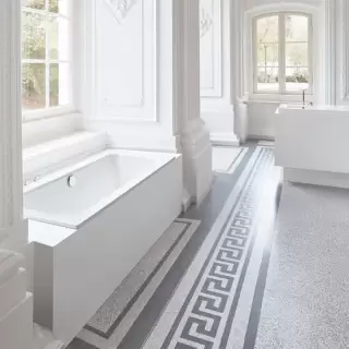 Bette One Ванна с шумоизоляцией встраиваемая, 200х90х45см.,  цвет: белый (для удлиненного слива-перелива)