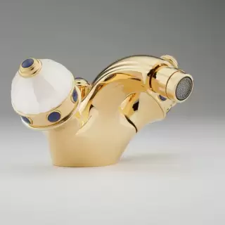 THG Cheverny Lapis Lazuli Смеситель для биде, 1 отв., цвет: золото/лазурит