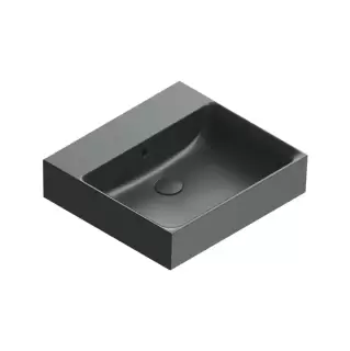 Catalano Premium Раковина 50x47см, без отв., цвет: черный матовый