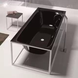 Bette Lux SHAPE Ванна прямоугольная отдельностоящая, 180х80х45см на каркасе, покрыта эмалью снаружи и изнутри, BetteGlasur&reg; Plus, цвет: белый