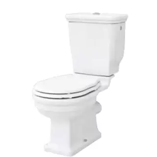 Artceram HERMITAGE унитаз моноблок 71х36см слив в стену с креплением, цвет: белый/бронза