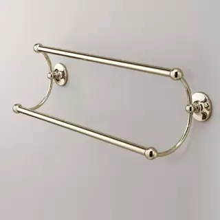 Devon&Devon Cavendish Полотенцедержатель двойной 55.5см., подвесной, цвет: золото