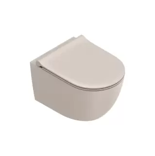 Catalano Sfera Унитаз подвесной 50x35см, безободковый, смыв Tornado, покрытие Twinglaze+, цвет: Seta Satinato