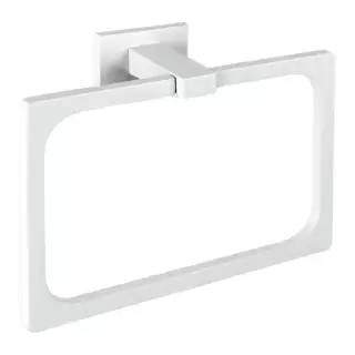 Colombo Look Полотенцедержатель кольцо 20х14см, цвет: белый матовый