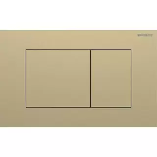 Geberit Sigma40 Клавиша для двойного смыва, квадратная: Латунь
