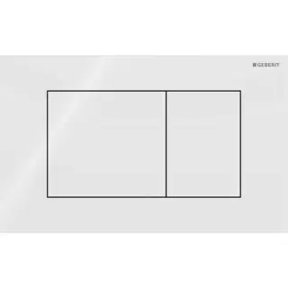 Geberit Sigma40 Клавиша для двойного смыва, квадратная: Белый